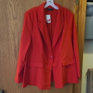 Lane Bryant Women's Red Blazer